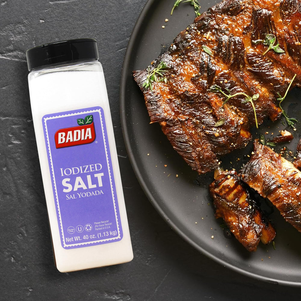 Badia iodized salt kitchen essential for daily meals