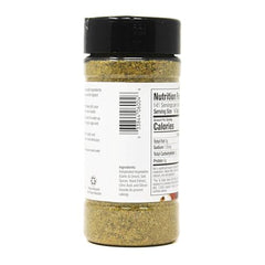 Badia Kingsford seasoning closeup texture emphasizes garlic, basil, oregano and Mediterranean warmth.