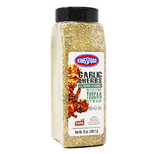 Badia Kingsford grilled meats and vegetables infused with Tuscan-inspired herbs.