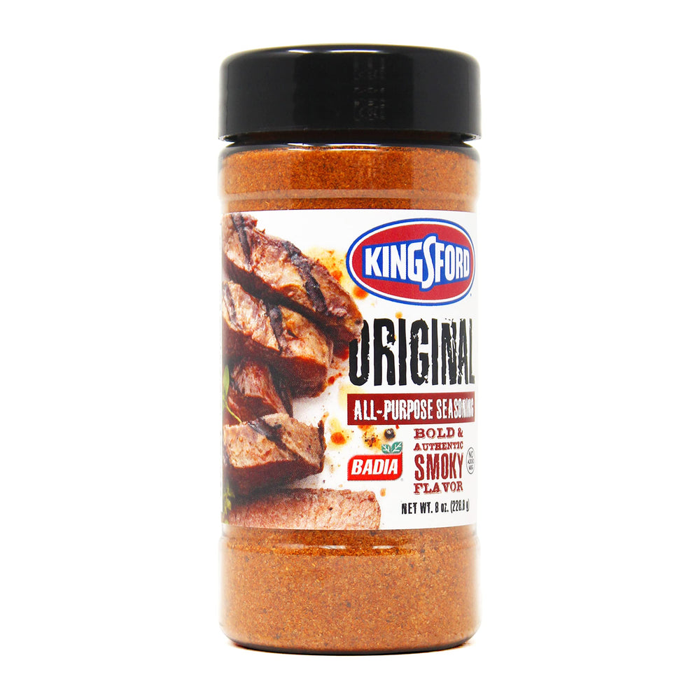 Badia Kingsford Original seasoning shaker enhances grilled foods with bold smoky flavor