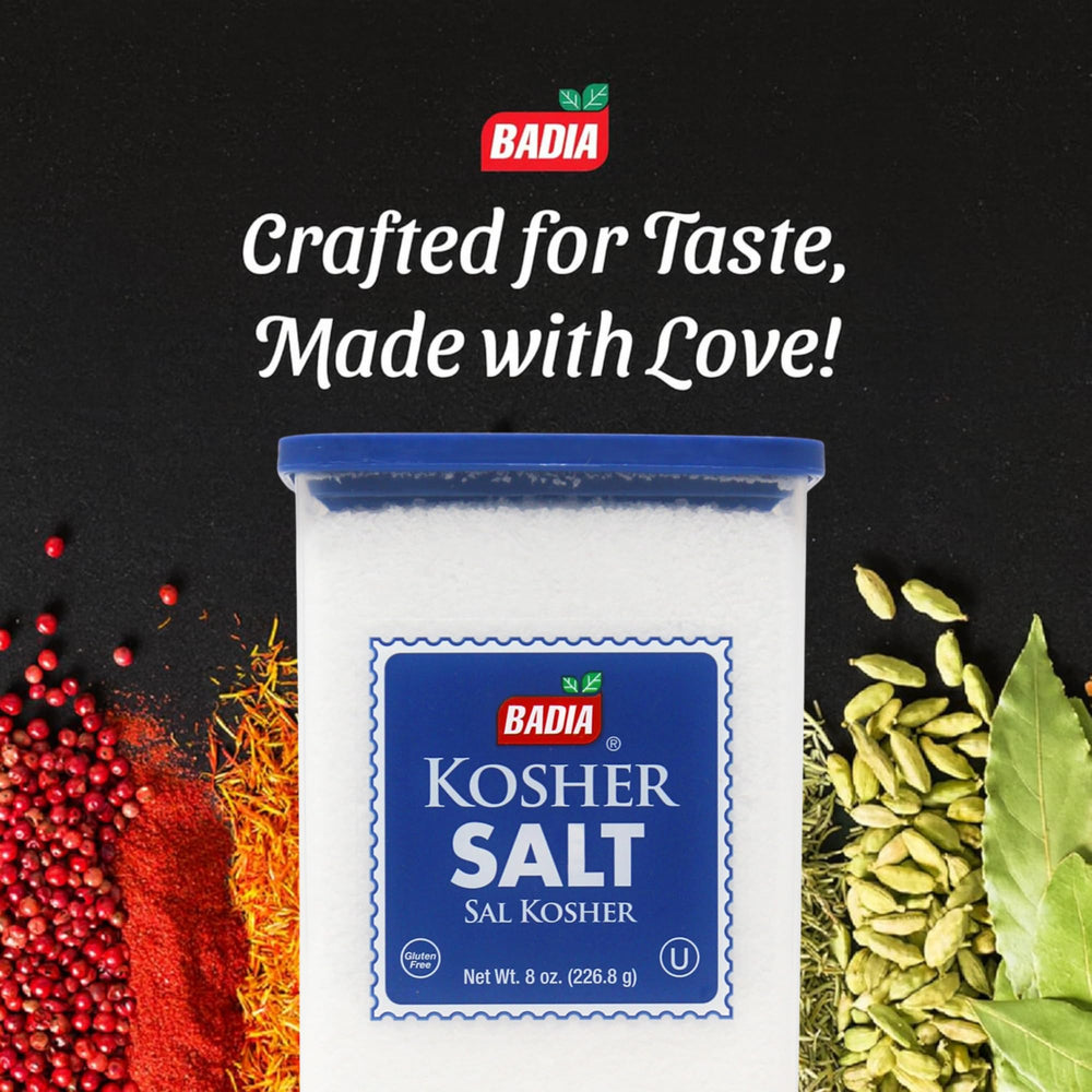 Badia Kosher Salt ideal for baking dough and bread