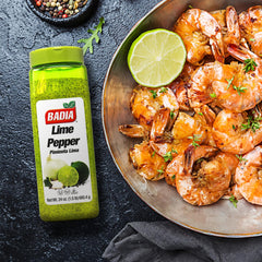 Badia Lime Pepper on grilled chicken adds citrusy brightness.