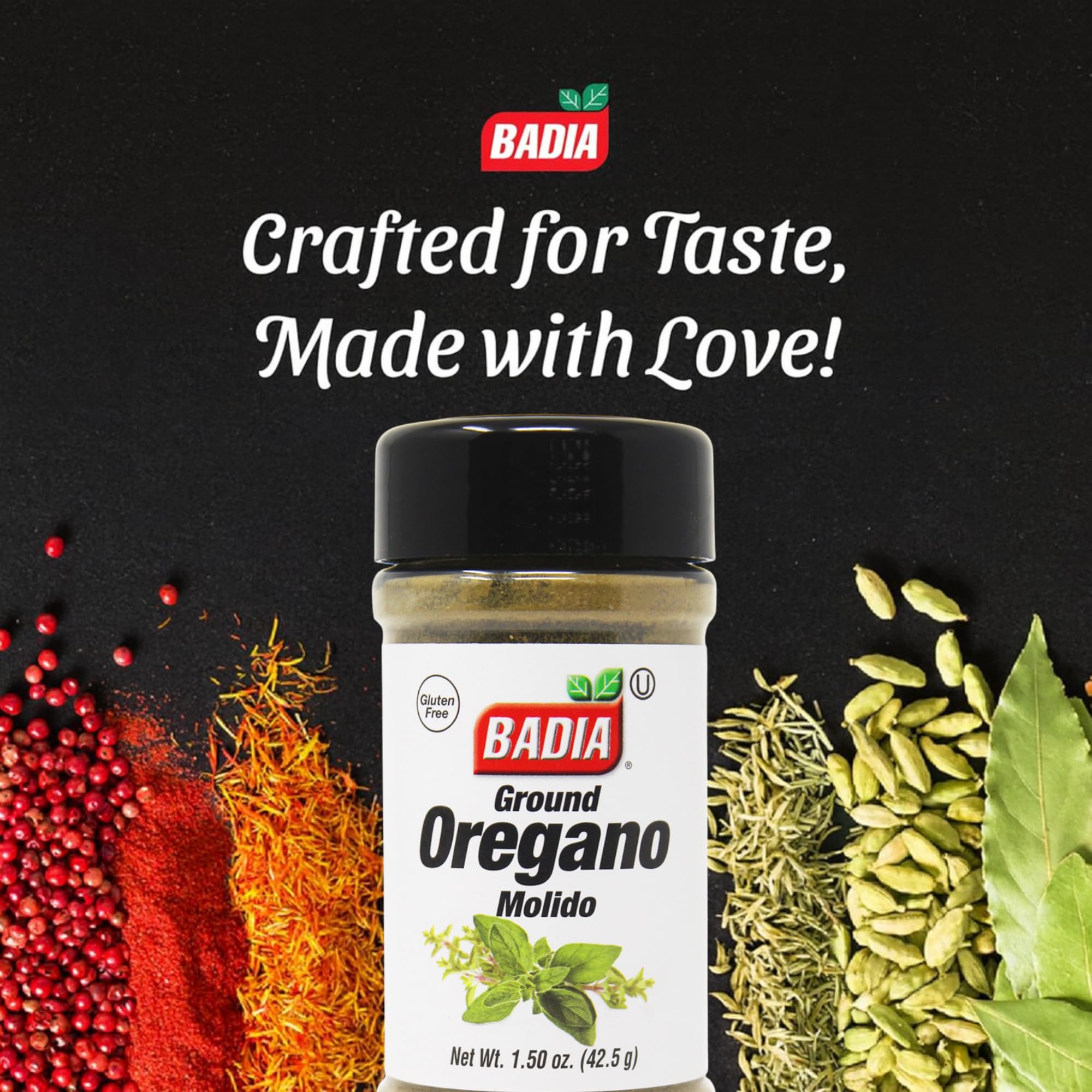 Badia oregano aroma steam emphasizes fragrant scent ideal for tomato sauces