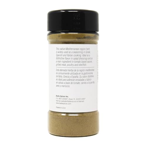 Badia oregano ground closeup shows finely ground texture for even seasoning