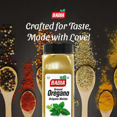 Badia oregano pantry essential adds versatile herbal notes to soups.