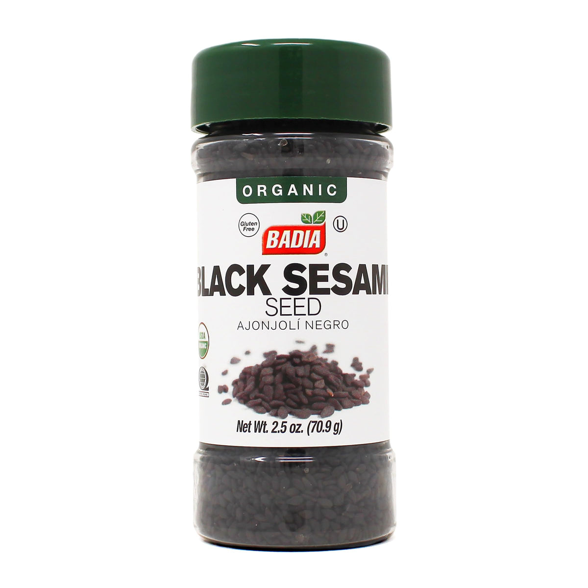 Badia Organic Black Sesame Seeds bottle ready for fresh cooking and quick garnish.