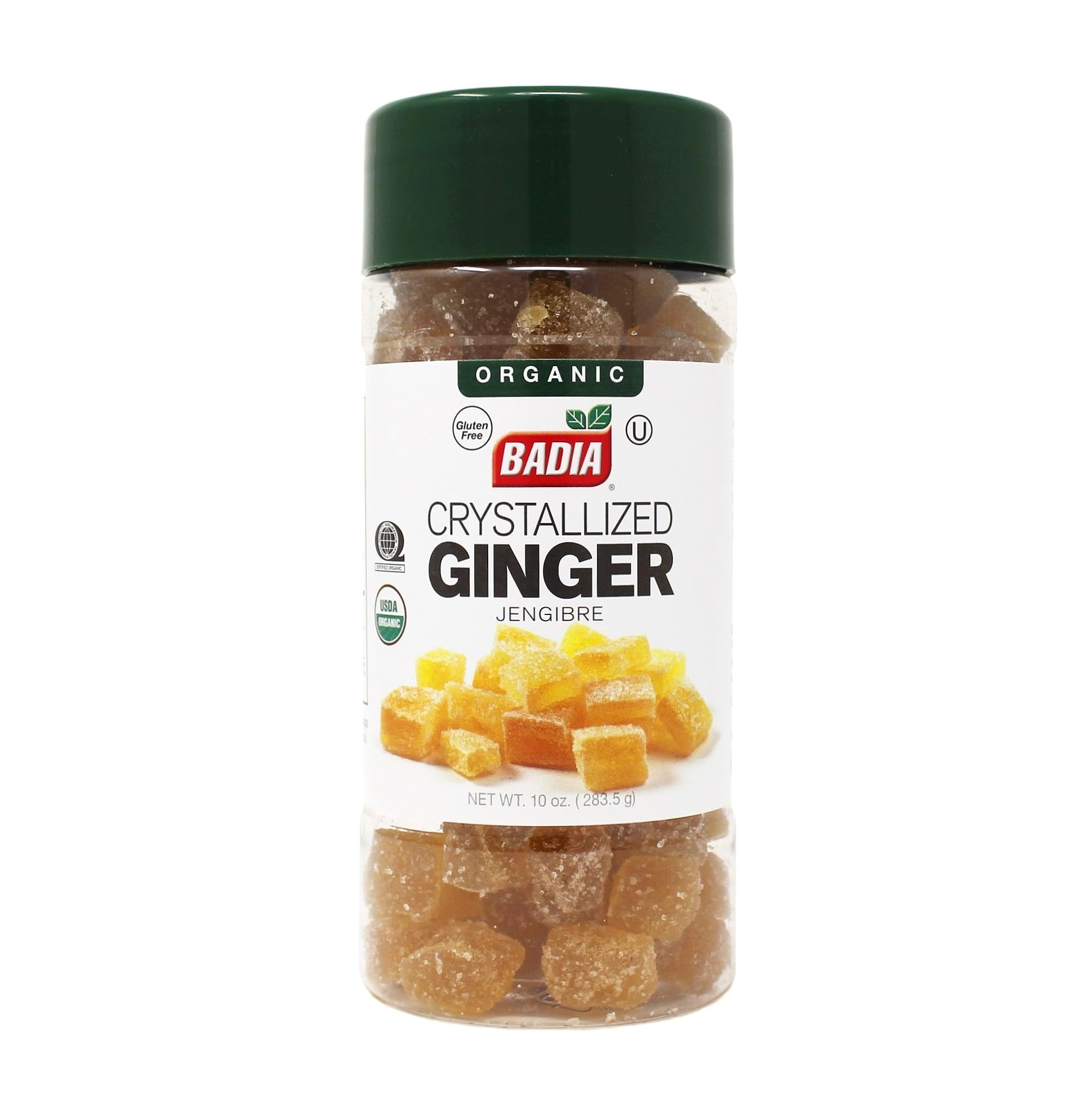 Badia organic crystallized ginger chunks for baking and snacking