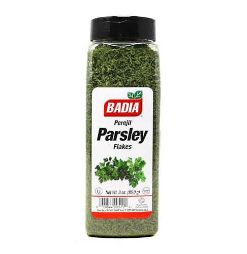 Badia Parsley Flakes closeup aroma highlighting vibrant green herb for cooking