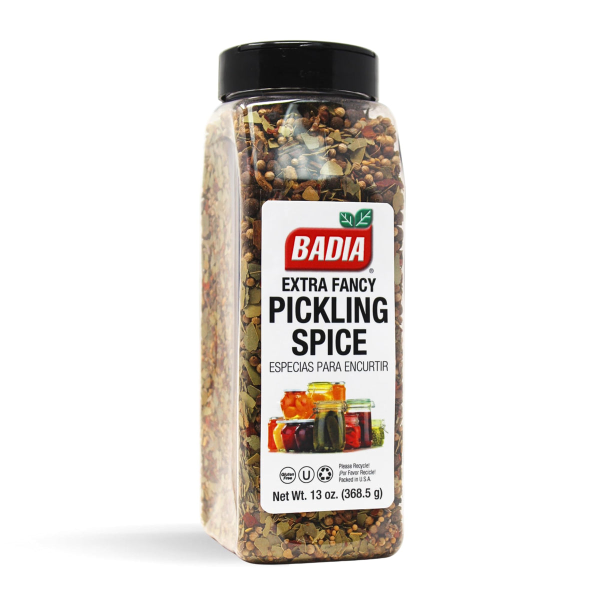 Badia pickling spice mix 13oz bottle ready to flavor homemade pickles.