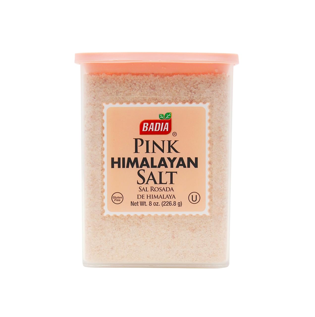Badia Pink Himalayan Salt can shows mineral-rich crystals for versatile seasoning.