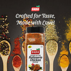 Badia seasoning on potatoes to elevate sides with depth and color.
