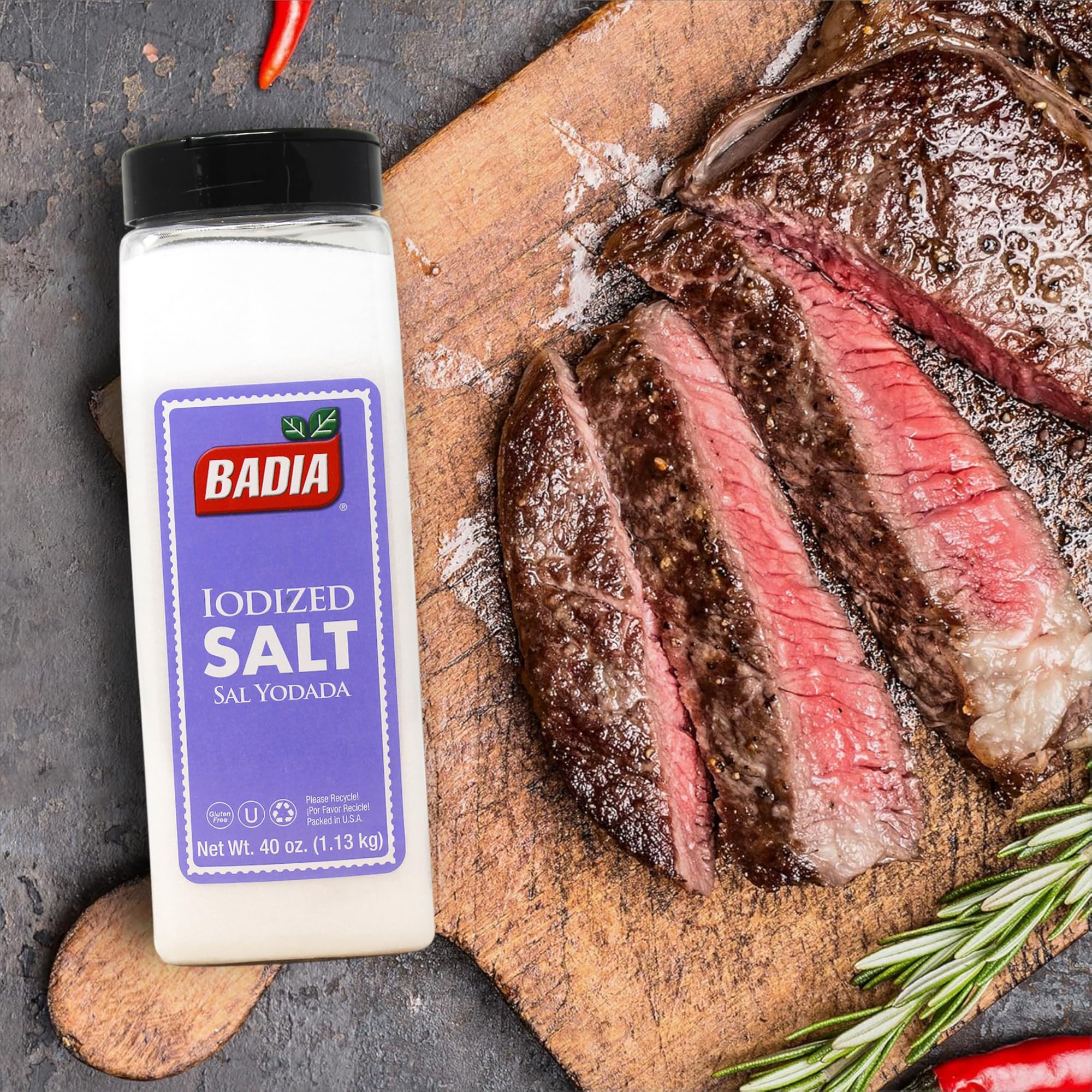 Badia salt in soups and sauces boosts balance