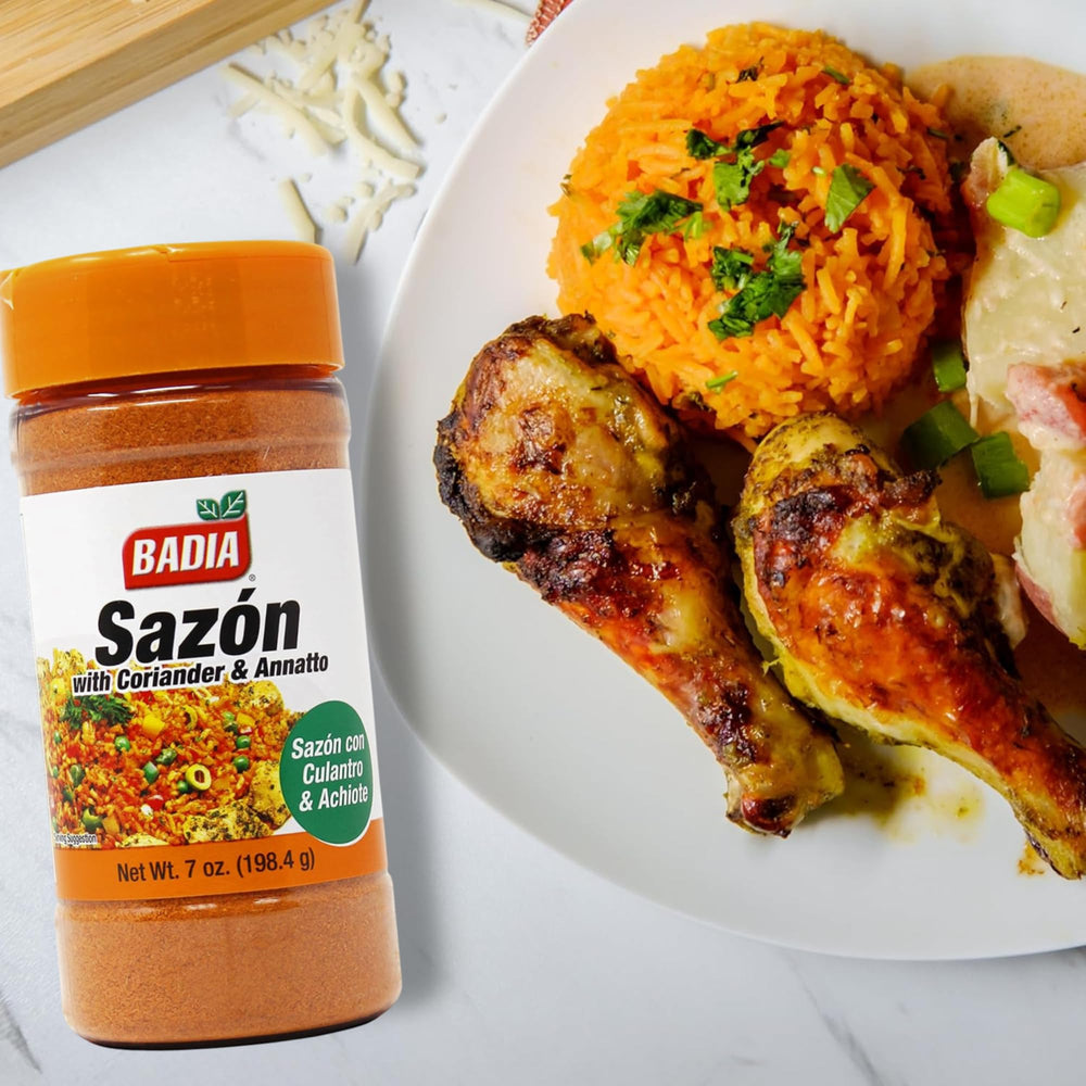 Badia Sazon elevates rice and beans with warm color