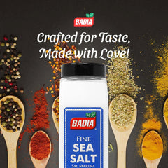 Badia Sea Salt kitchen setup supports everyday cooking from simple to gourmet.