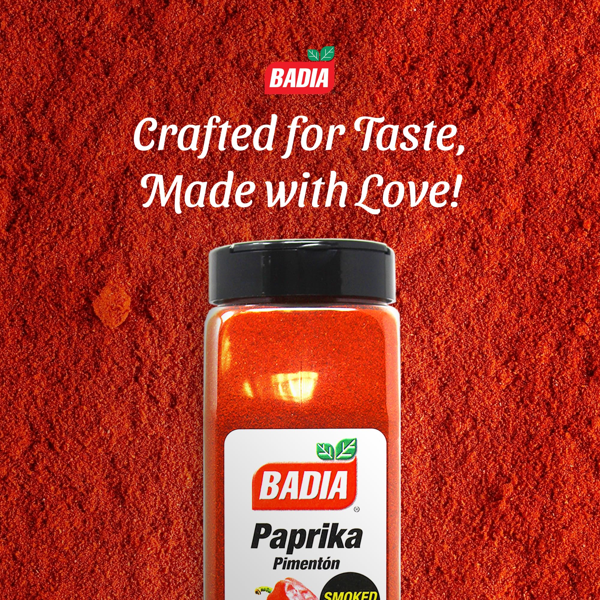 Badia Smoked Paprika on a kitchen spice shelf ready for use