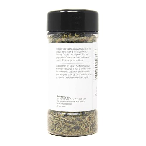 Badia Tarragon dried leaves in pack ready for kitchen use