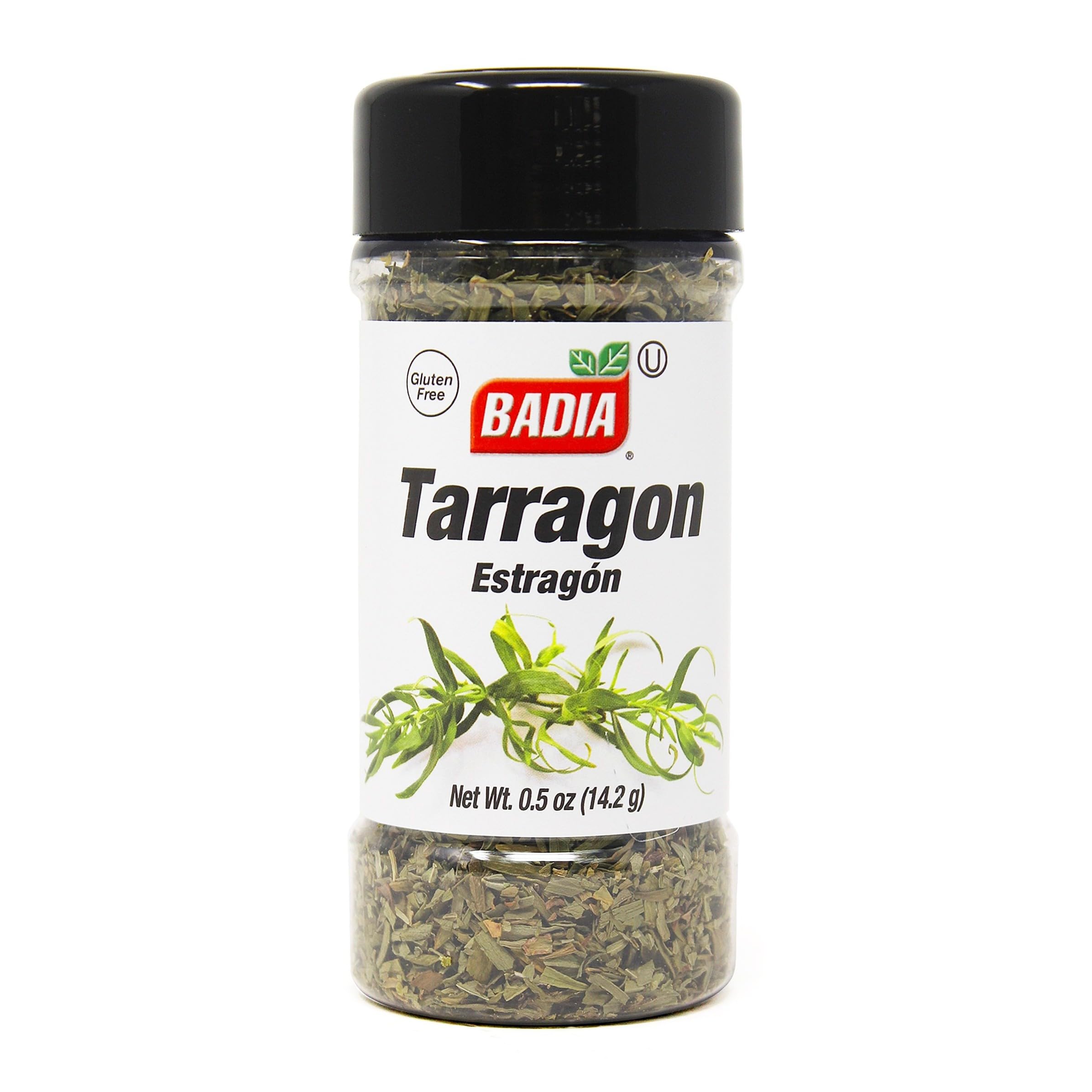 Badia Tarragon dried leaves in jar close-up highlighting premium aroma