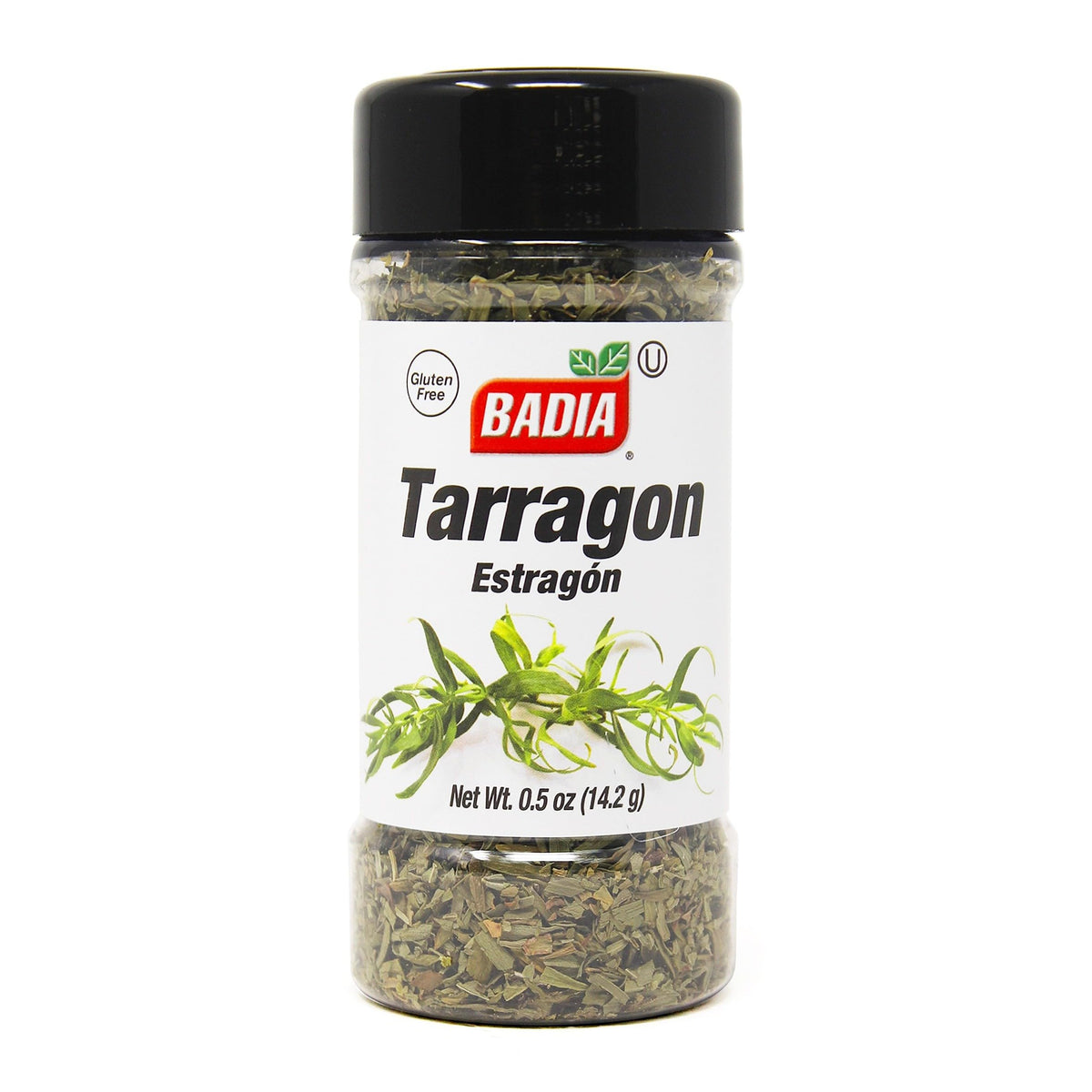 Badia Tarragon dried leaves in jar close-up highlighting premium aroma