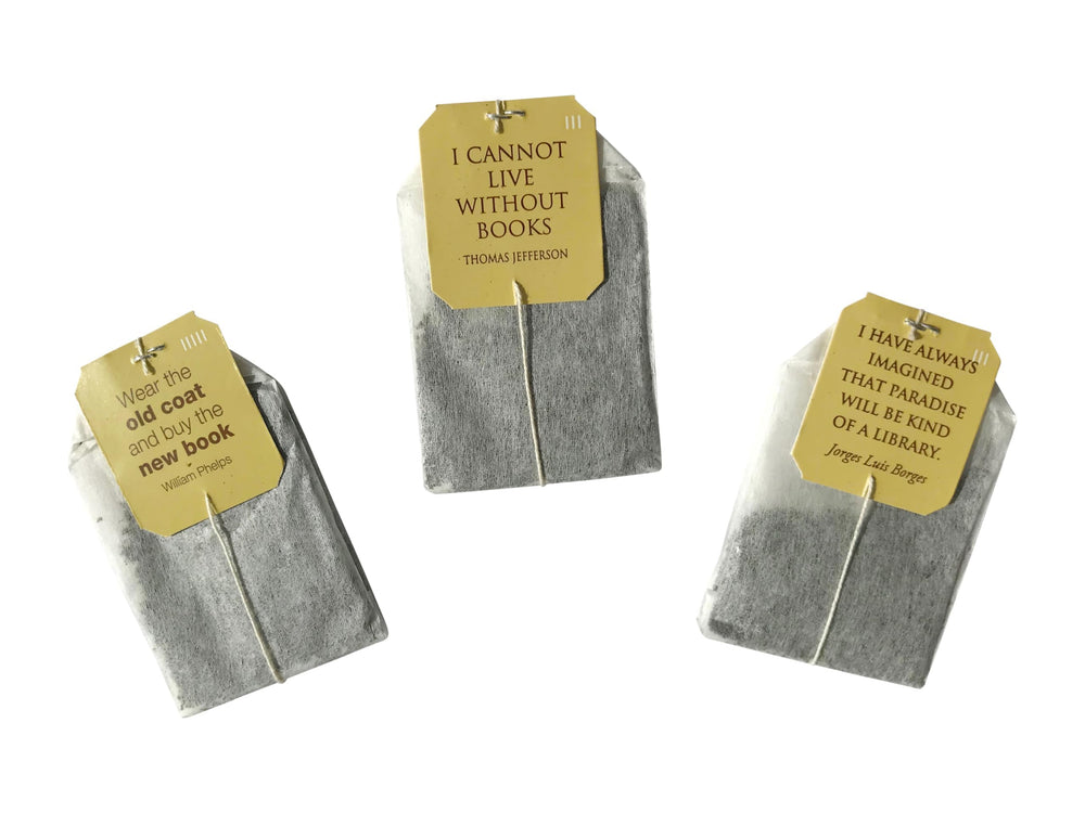 Bag Ladies Tea Novel Teas gift-ready packaging for book lovers.