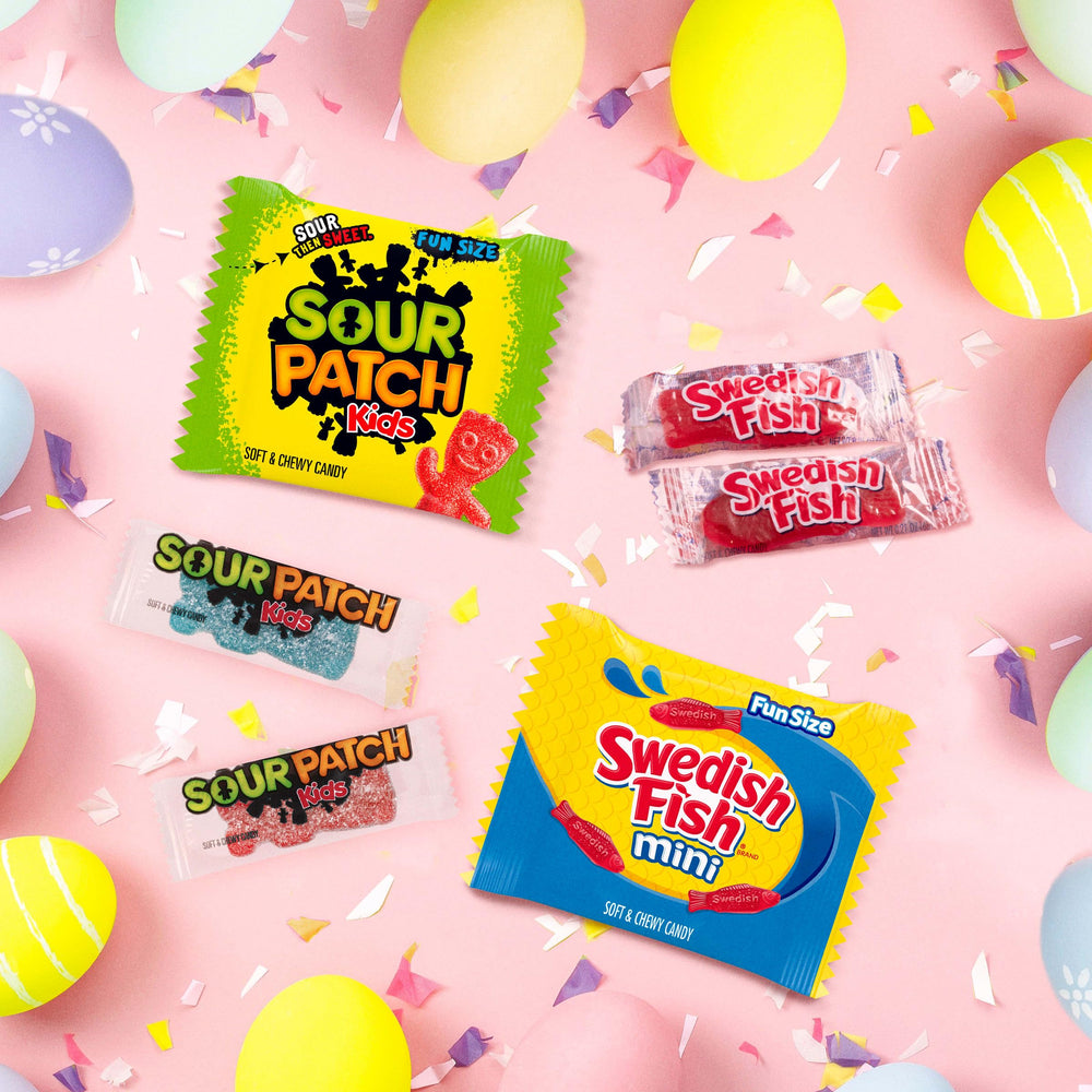 Bagged candy snack packs ready for Easter celebrations