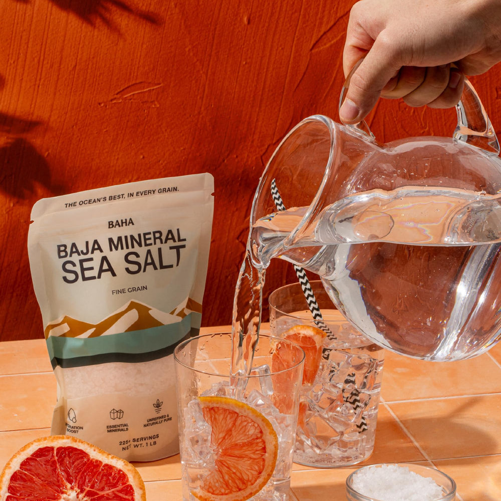 BAHA Sea Salt spoon-shot invites flavorful, controlled seasoning.