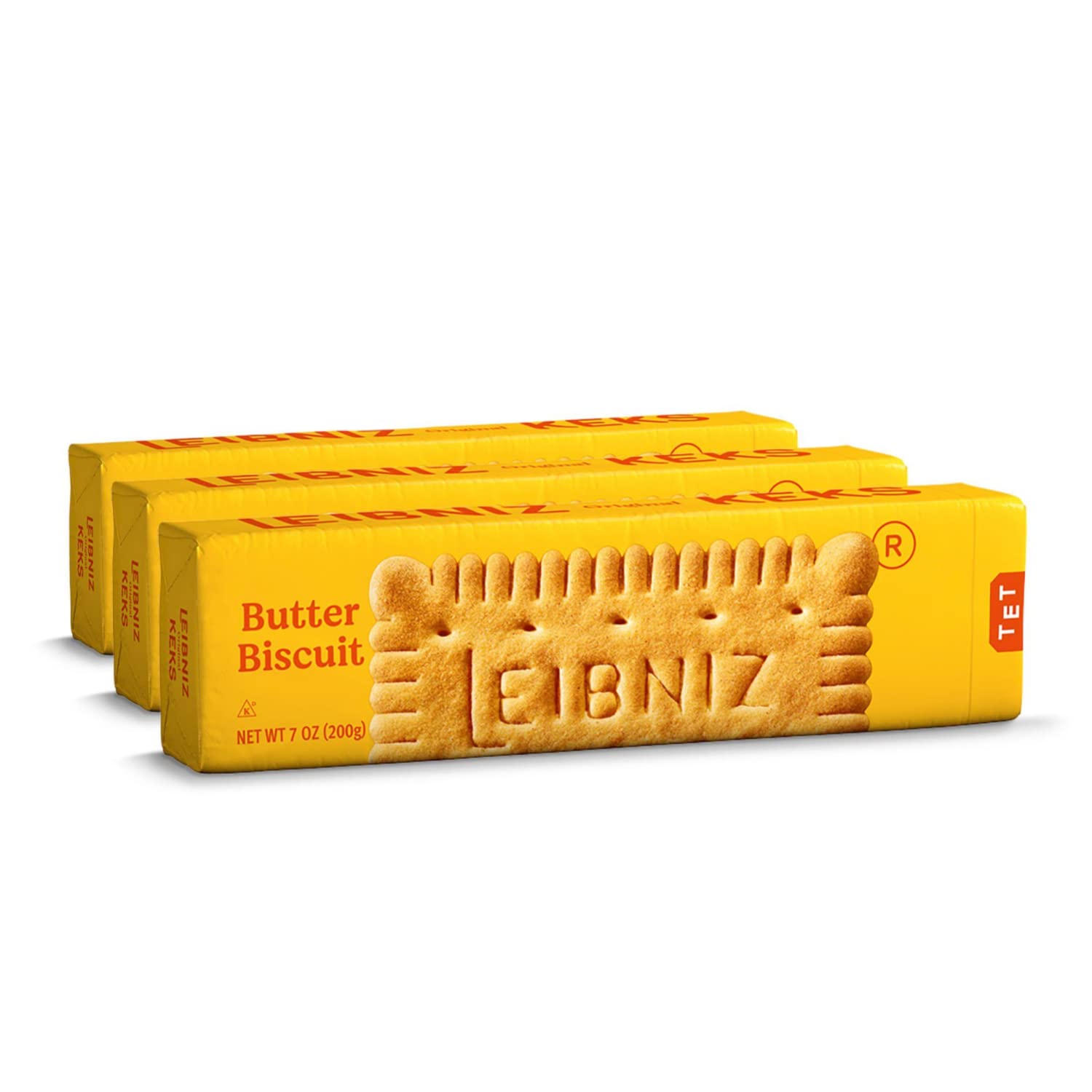 Bahlsen Leibniz butter biscuits three-box set, ideal for gifting or everyday tea-time.