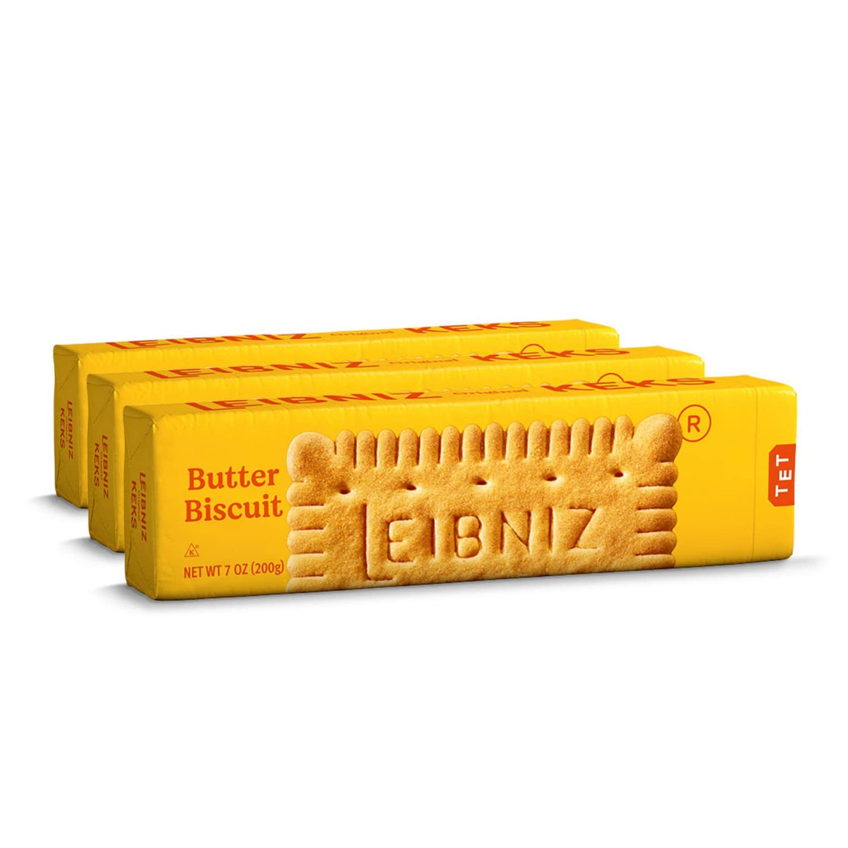 Bahlsen Leibniz butter biscuits three-box set, ideal for gifting or everyday tea-time.