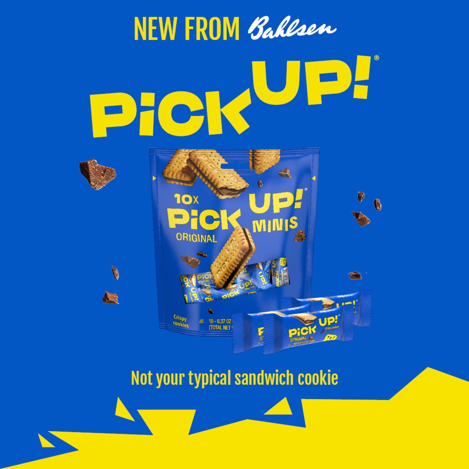 Bahlsen PiCK UP! Minis Original single‑serving cookies for lunchboxes