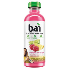 Bai Rio Raspberry Tea bottle on ice showcasing a refreshing antioxidant-infused beverage