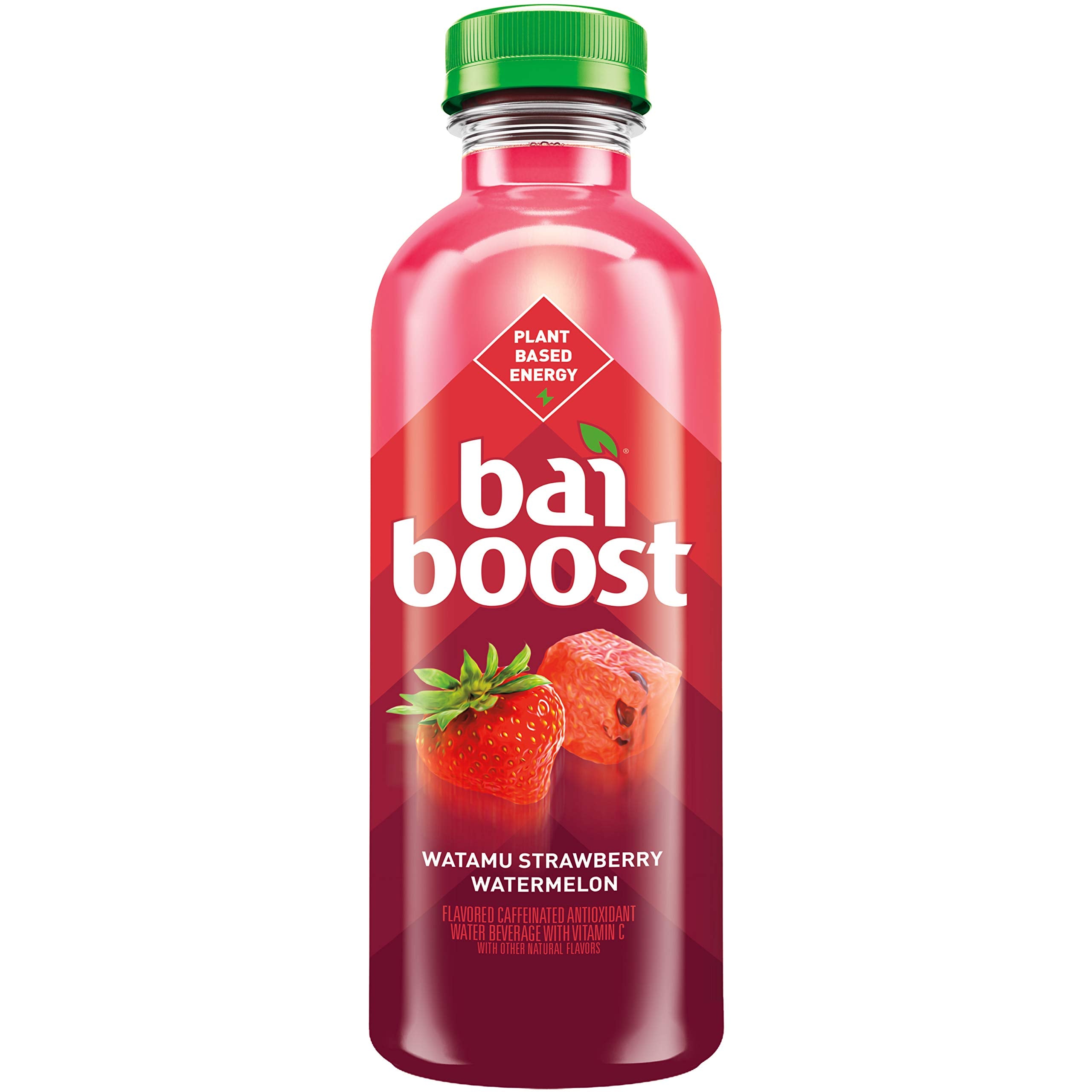 Bai Boost Watamu Strawberry Watermelon pouring action highlighting flavor