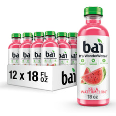 Bai Kula Watermelon bottle front with bold flavor and refreshing hydration.
