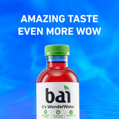 Bai Kula Watermelon bottle showing refreshing flavor and electrolytes content.