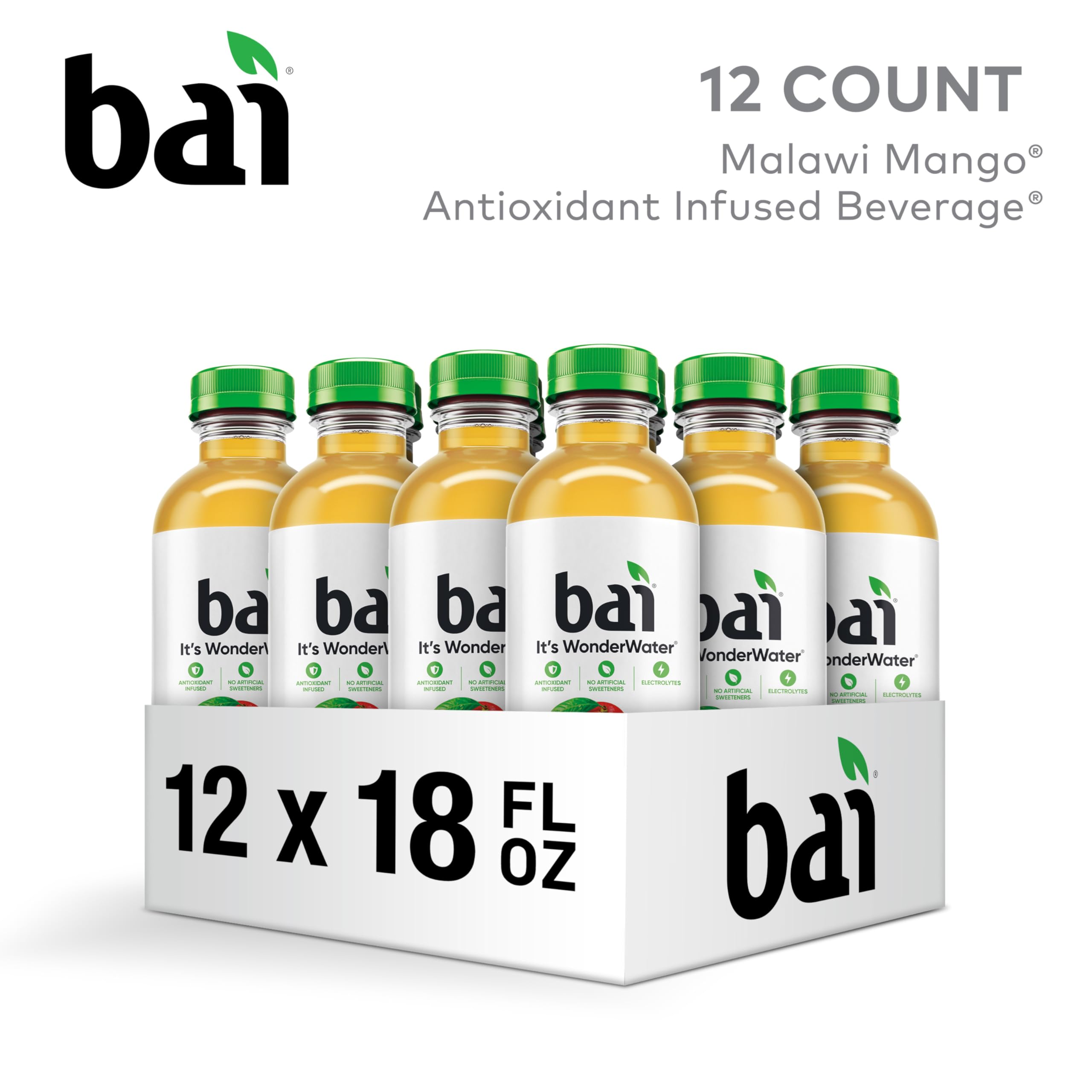 Bai Malawi Mango bottle pour captures refreshing, low-sugar hydration ready to sip