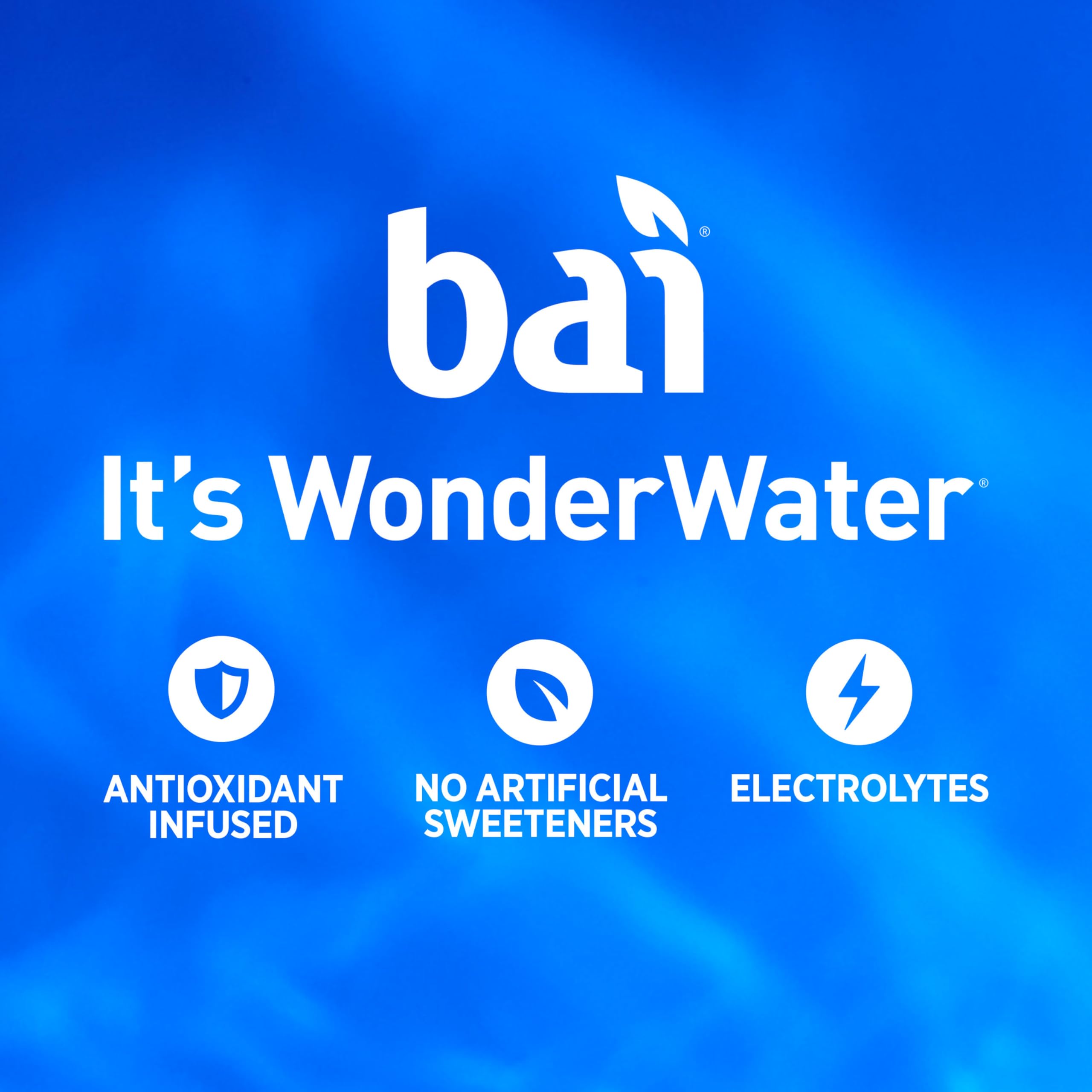 Bai Molokai Coconut bottle-front emphasizes creamy coconut notes for hydration