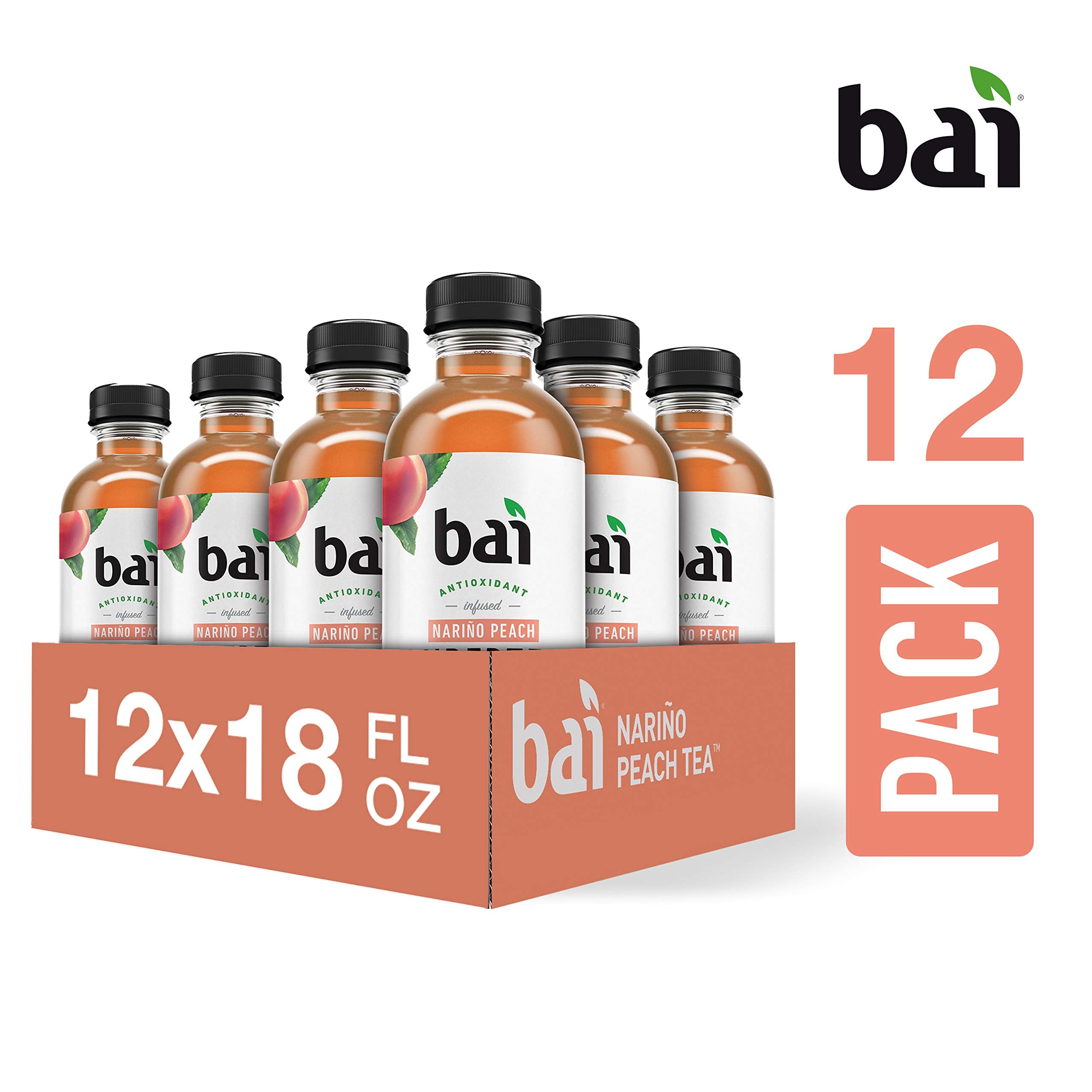Bai Narino Peach Tea tea-blend highlights black and white tea notes.