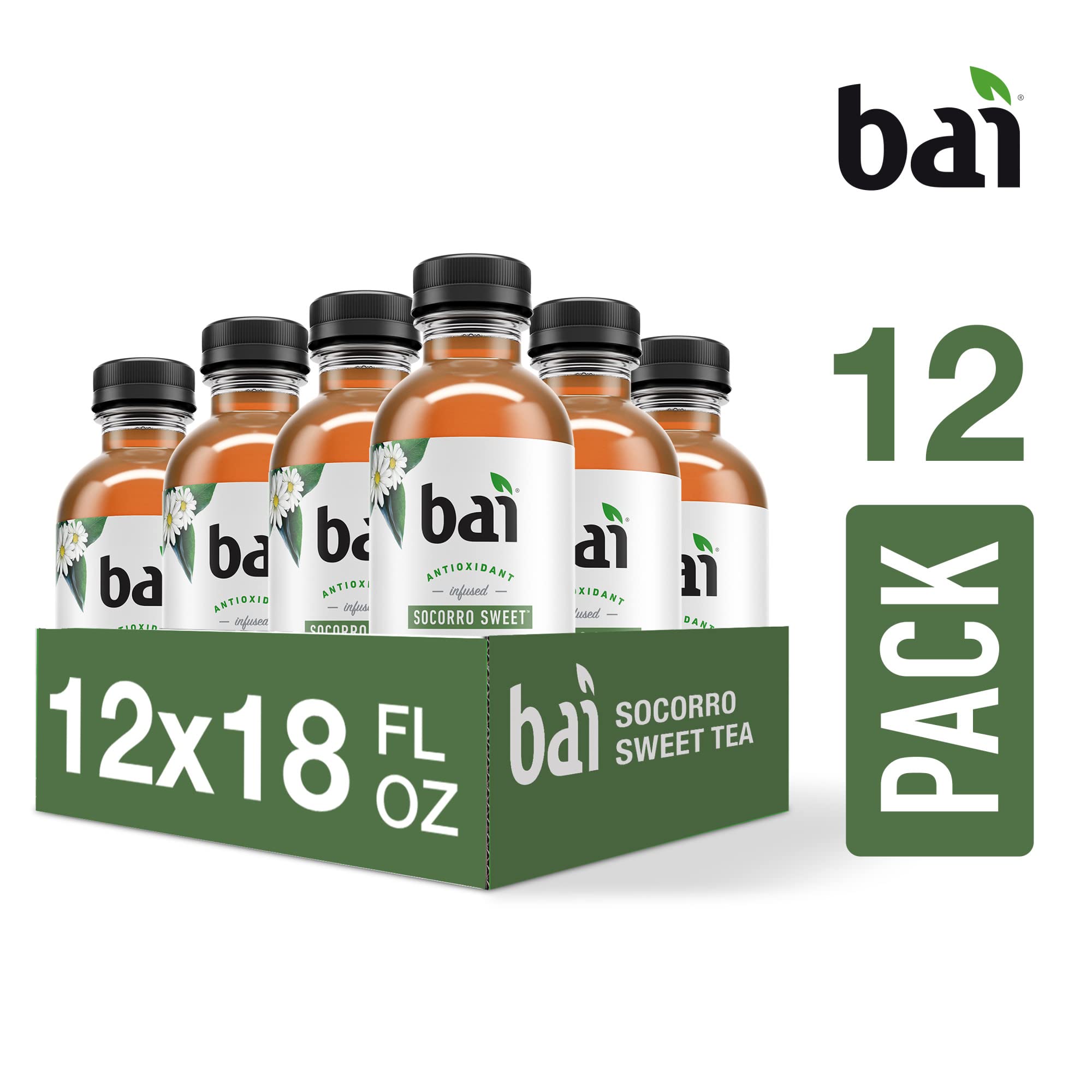 Bai Socorro Sweet label close-up detailing ingredients and antioxidants