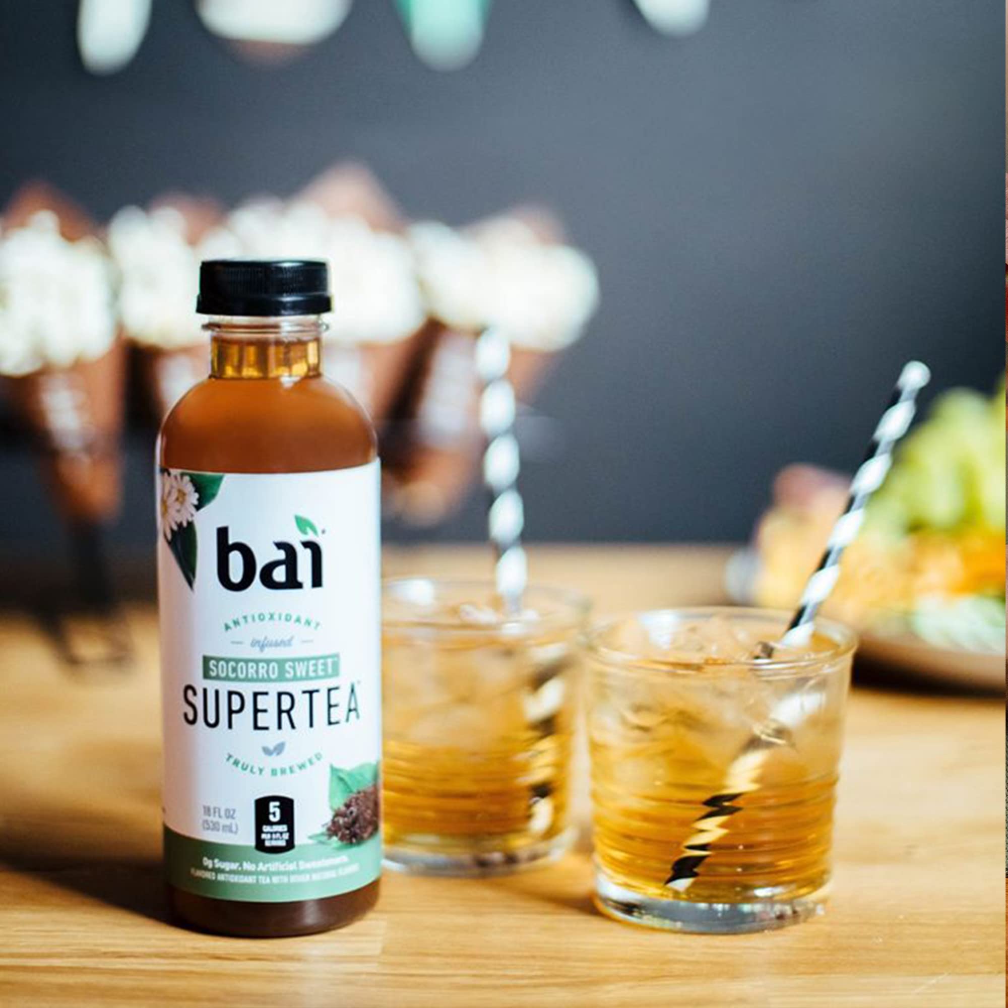 Bai Socorro Sweet refreshing serve on a sunny day