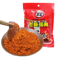 BAILINHOU Chinese chili dipping powder 100g front label, authentic Sichuan heat.