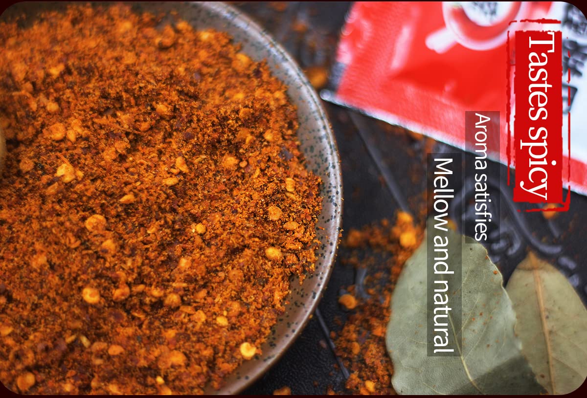 BAILINHOU vegetarian-friendly chili powder adds spice to vegetables and tofu.