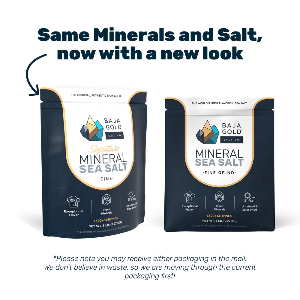 Finished dish with Baja Gold salt adding clean, mineral-rich finish