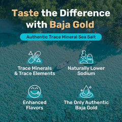 Baja Gold Signature Mineral Sea Salt resealable bag preserves freshness