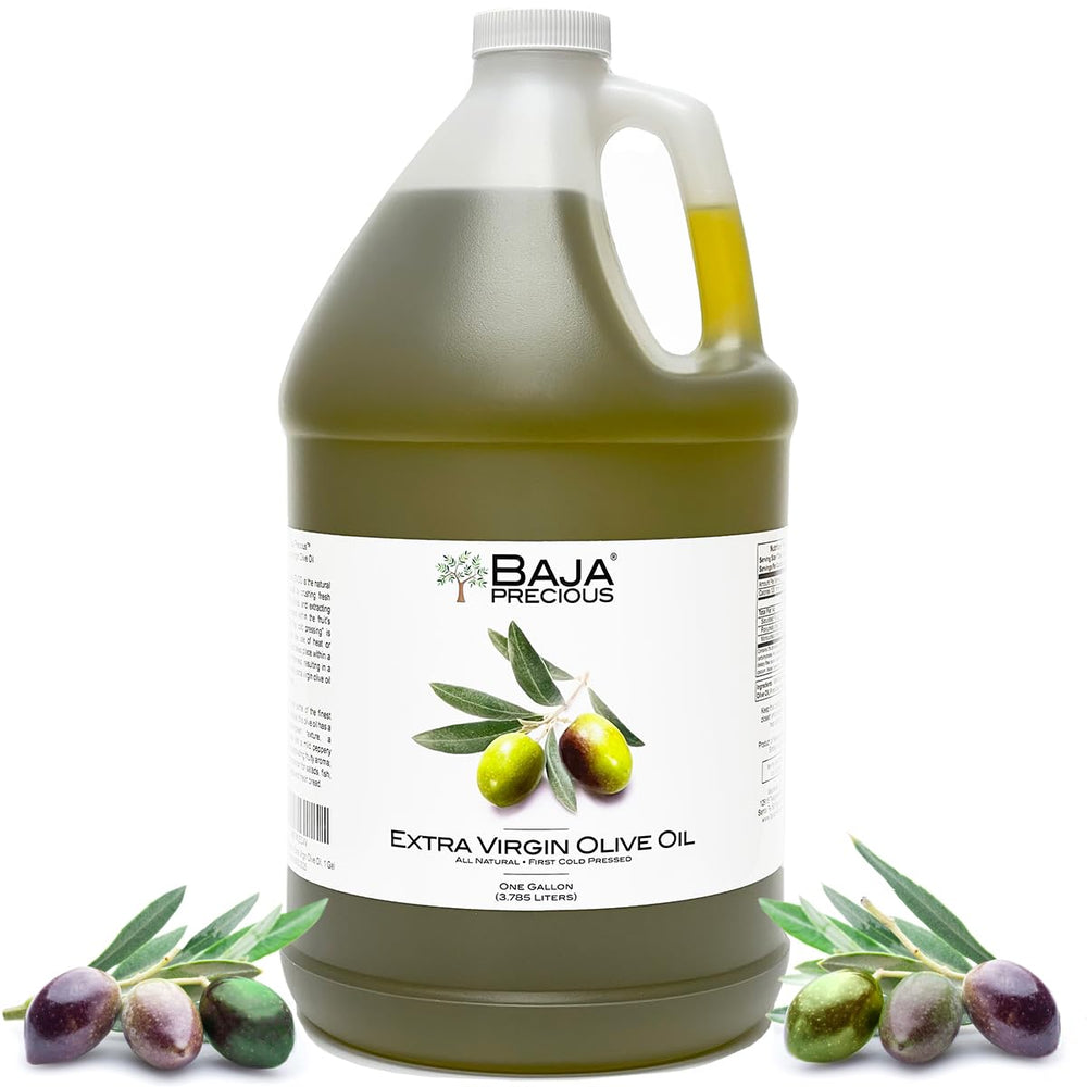 Baja Precious EVOO 1-gallon bottle ideal for everyday cooking.