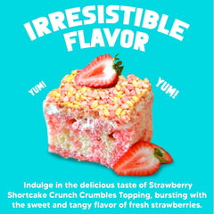BakeBright Cookie Topping Crumble elevates cookies with strawberry crunch for a dessert twist