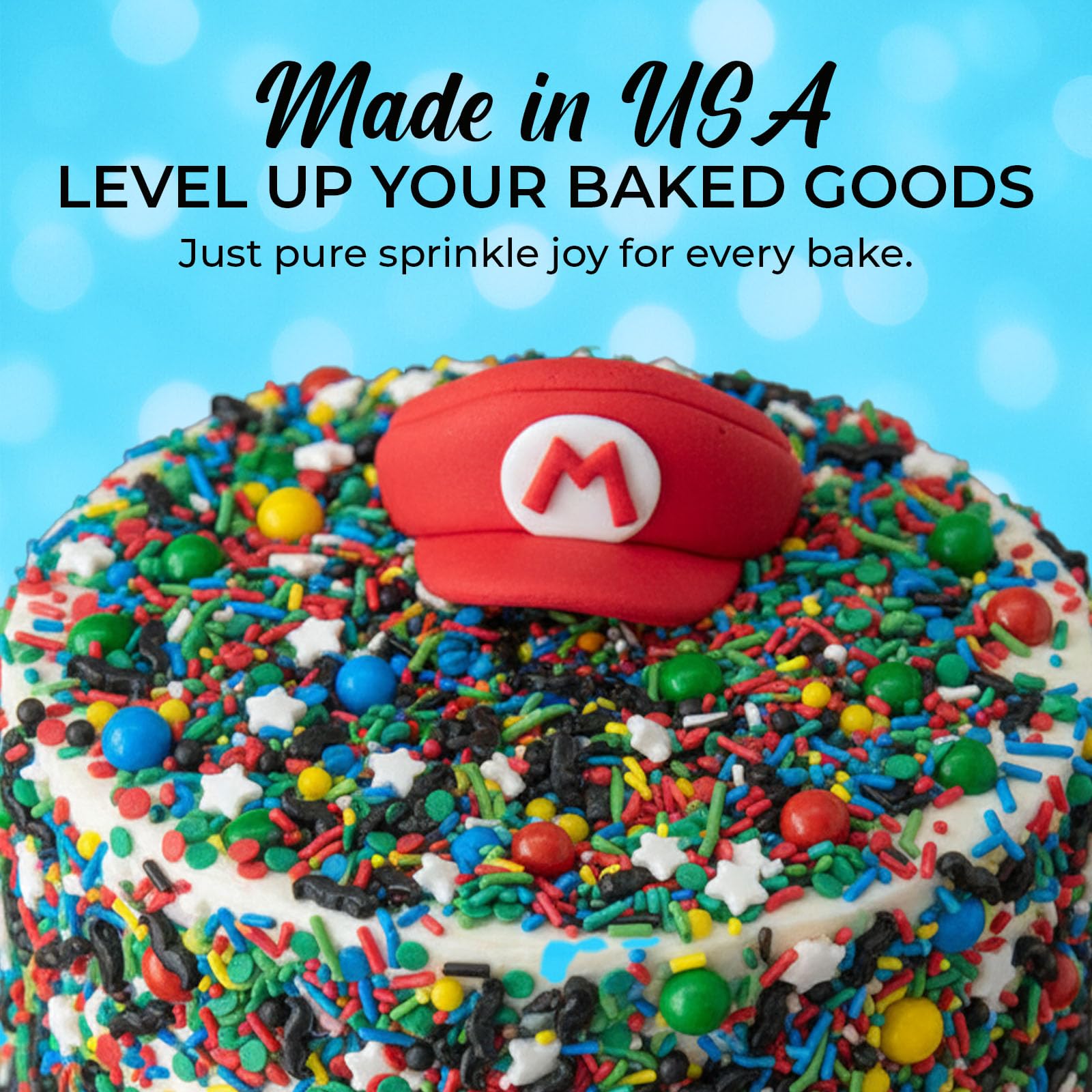 BakeBright 4oz pack yields 2–3 dozen cupcake decorations.