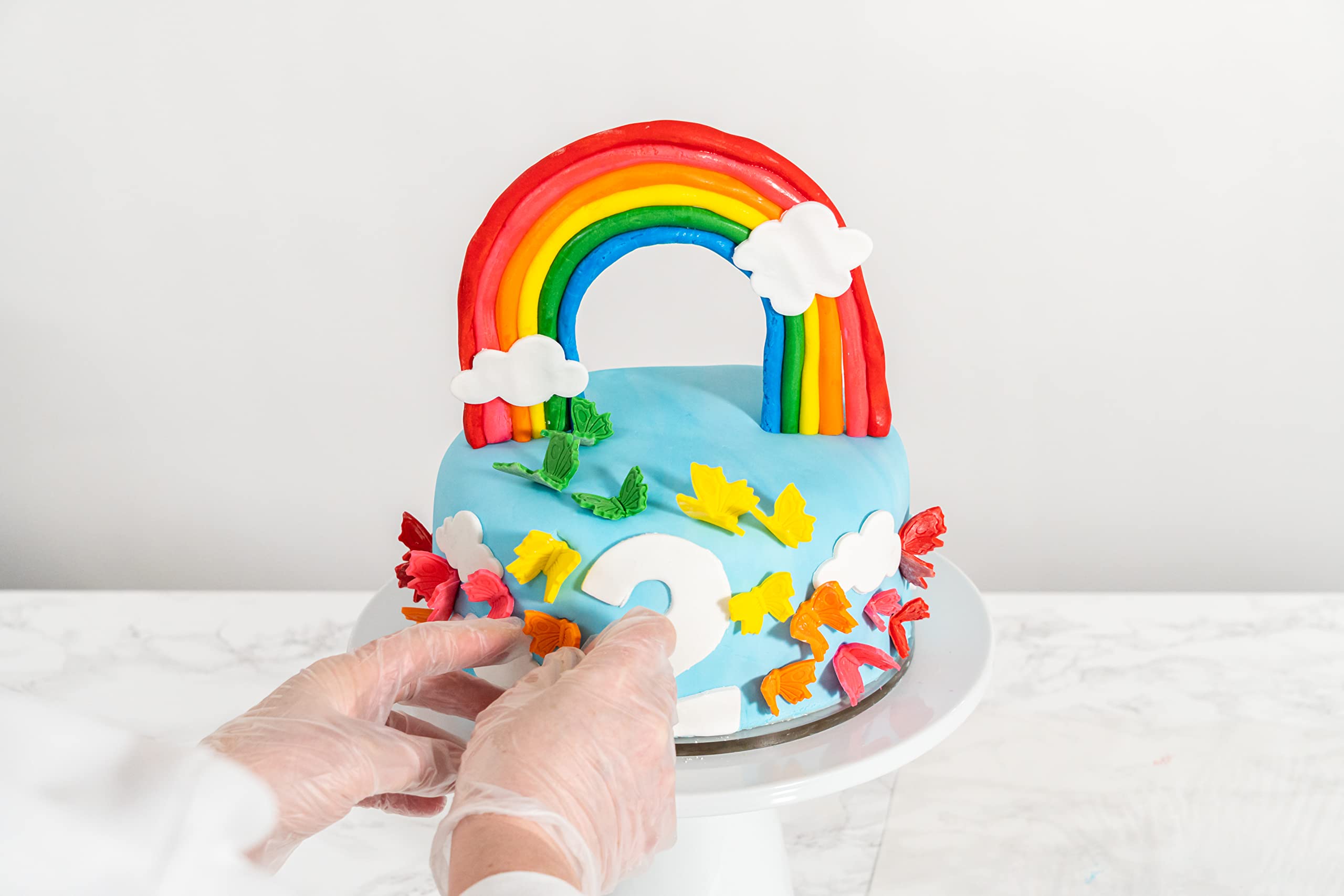 Bakerpan gluten-free dairy-free nut-free fondant suitable for desserts.