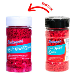Bakerpan Valentines Day Sprinkles on cookies brighten treats for gifting and celebrations.