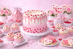 Bakerpan Cupcake Sprinkles Kosher red white pink hearts for baking.
