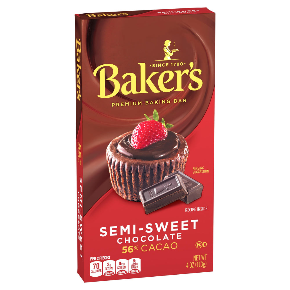 Baker's chocolate used for dipping fruits and candy making.