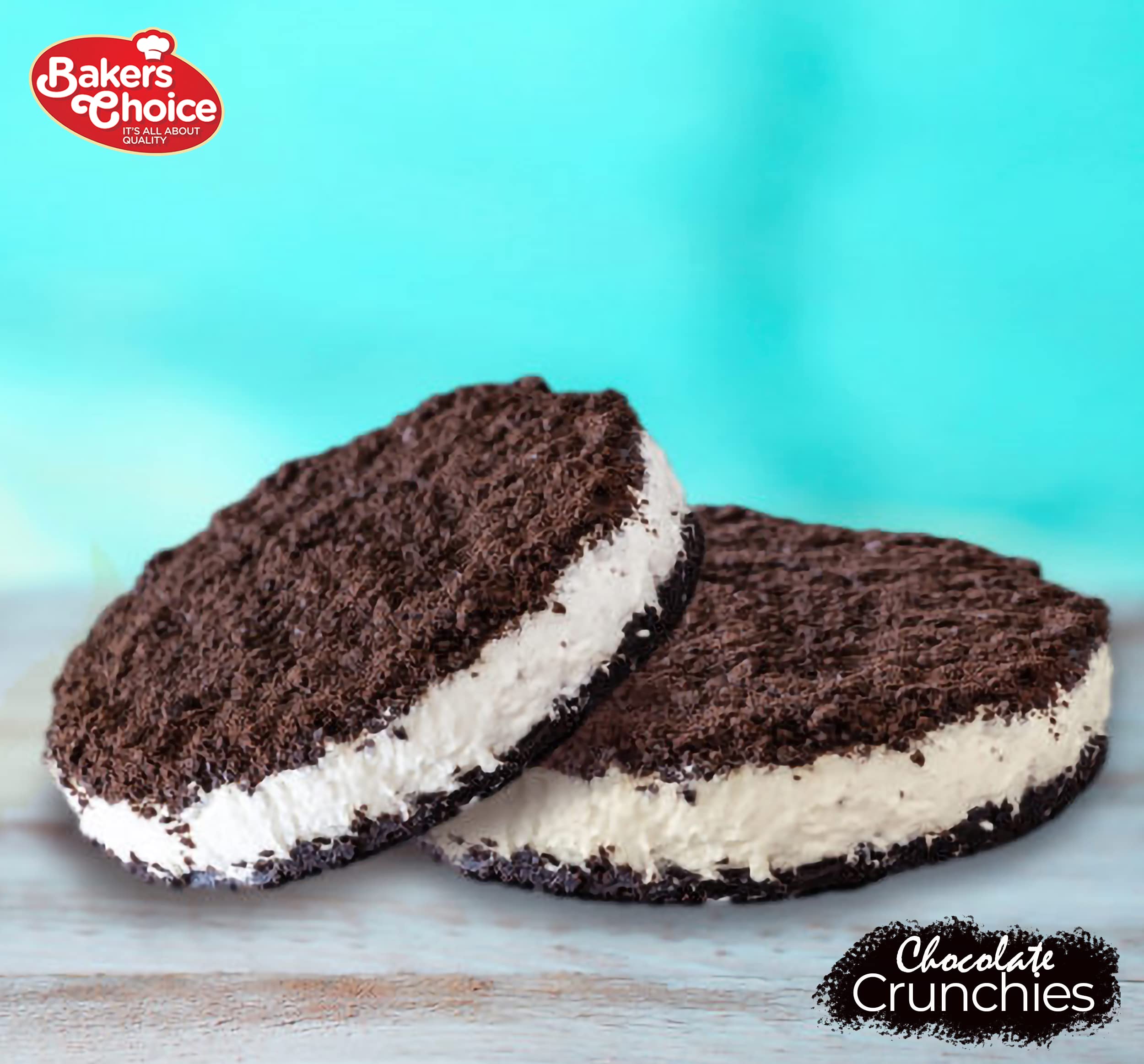 Baker's Choice Chocolate Crunch Topping with kosher certification Star-K NSK label.