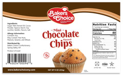 Baker's Choice chips baked into cookies for texture and flavor.
